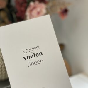 Reset kaart Vragen Voelen Vinden