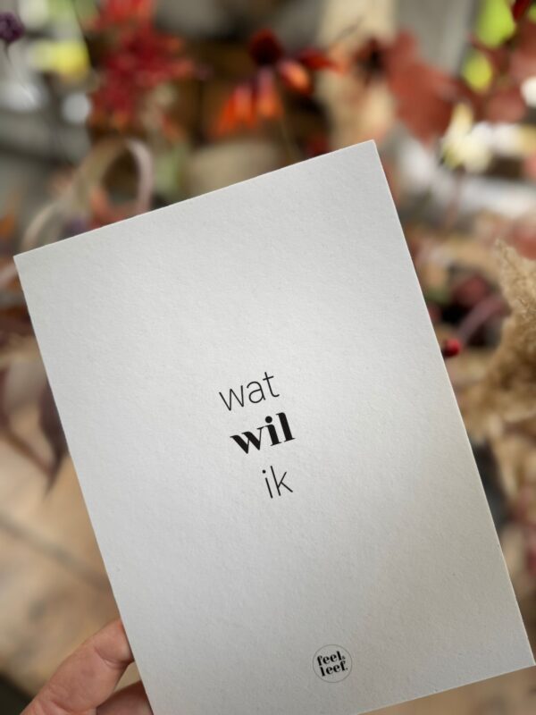 resetkaart wat wil ik